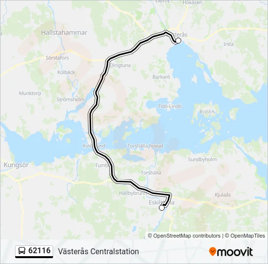 62116 Bus Line Map
