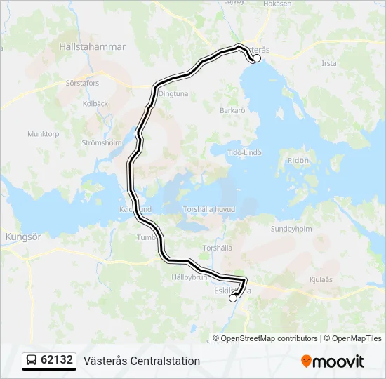 62132 Bus Line Map