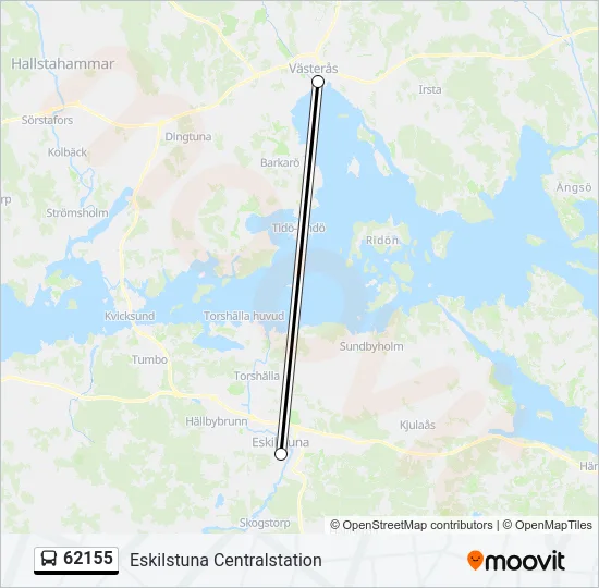 62155 Bus Line Map