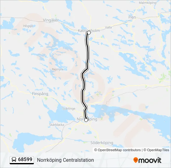 68599 Bus Line Map