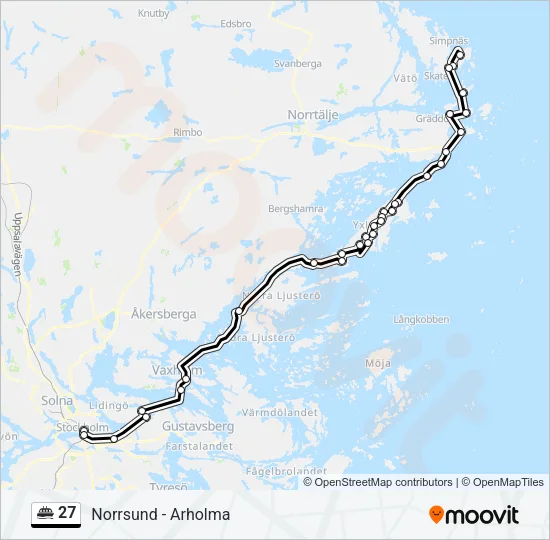 27 Ferry Line Map