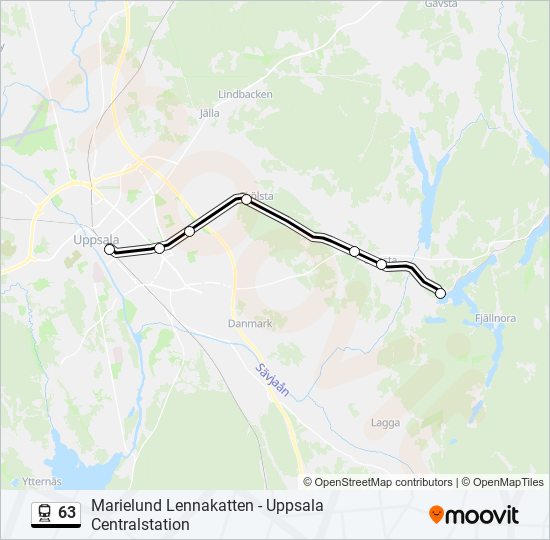 63 train Line Map