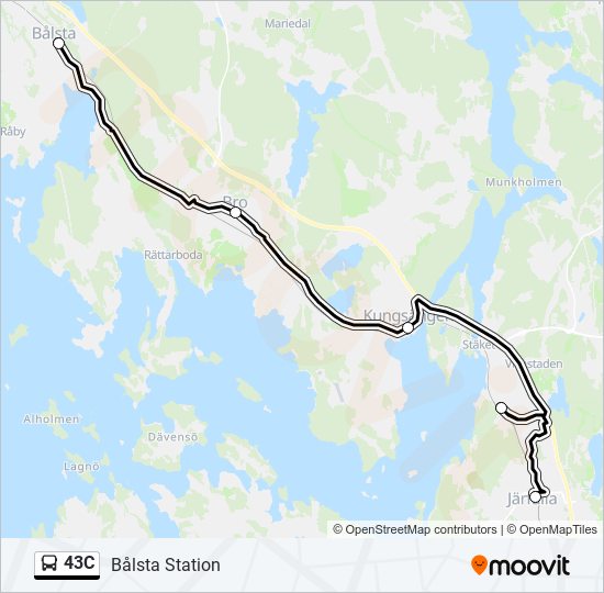 43C  Line Map