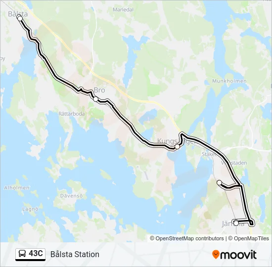 43C  Line Map