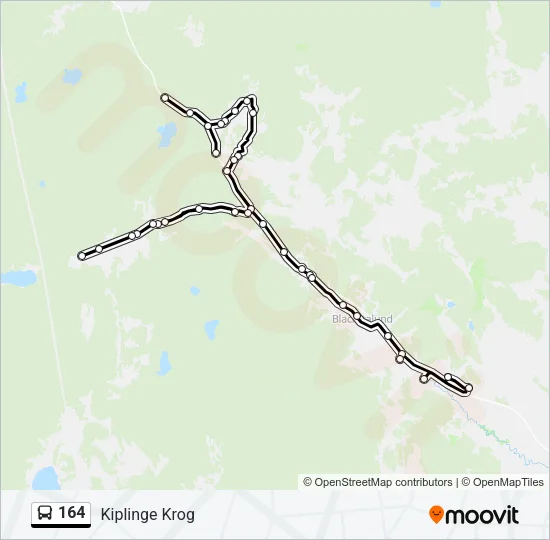 164 Bus Line Map