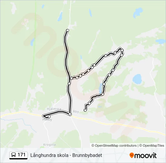 171 Bus Line Map