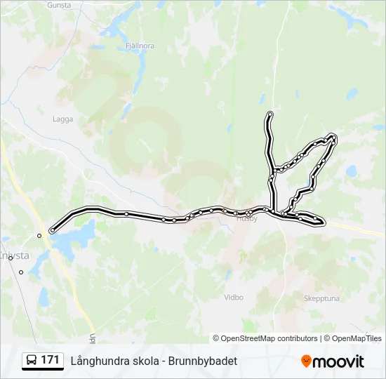 171 Bus Line Map