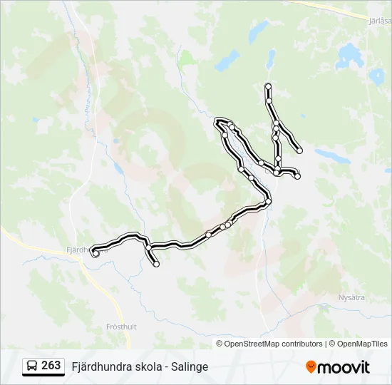 263 Bus Line Map