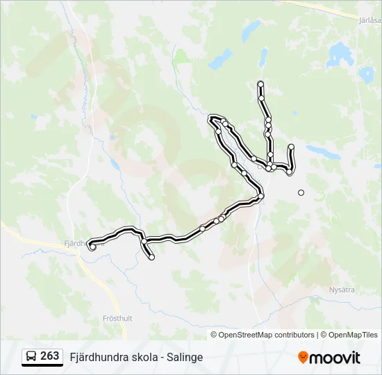 263 Bus Line Map