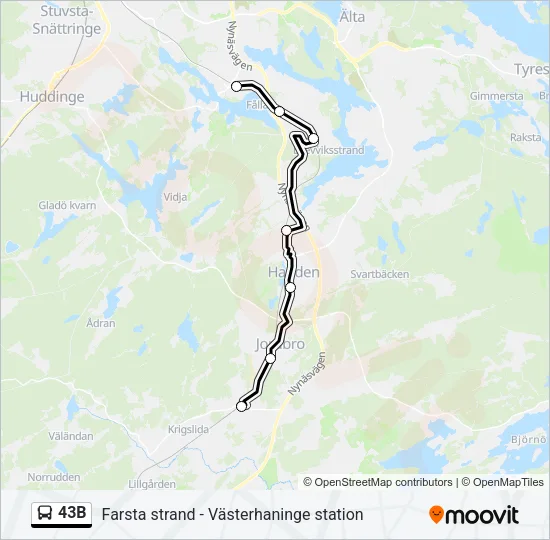 43B  Line Map