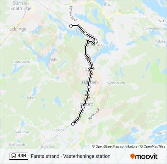 43B  Line Map