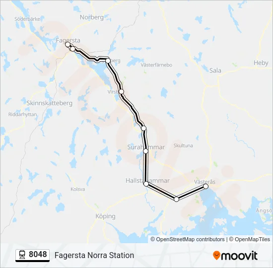 8048 Train Line Map