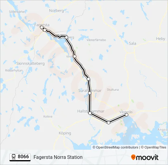 8066 Train Line Map
