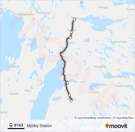 8163 Train Line Map