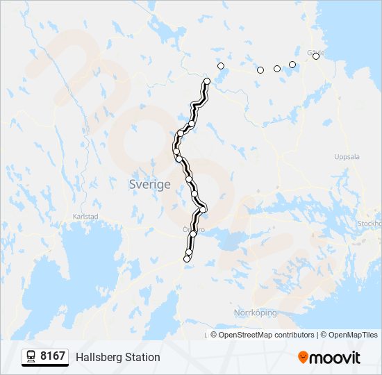 8167 train Line Map