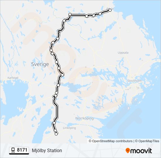 8171 train Line Map