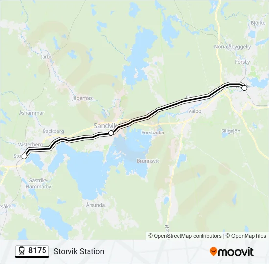 8175 Train Line Map