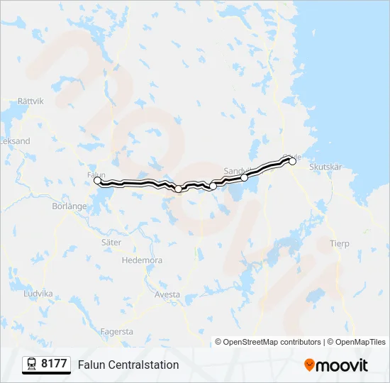 8177 Train Line Map