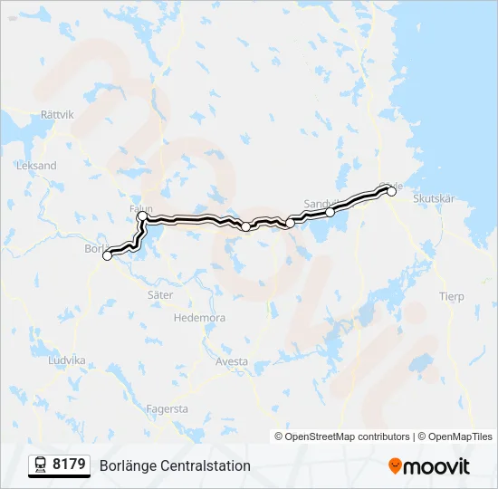 8179 Train Line Map