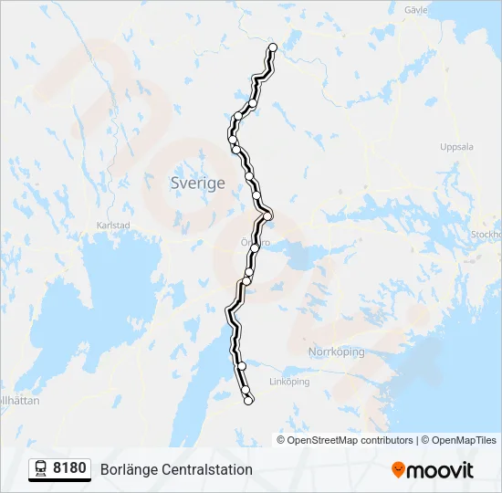 8180 Train Line Map
