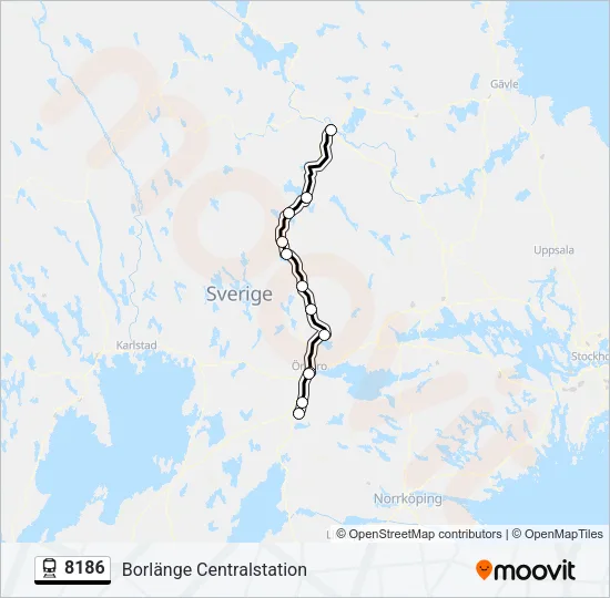 8186 Train Line Map