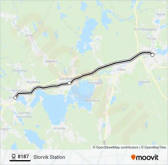 8187 Train Line Map
