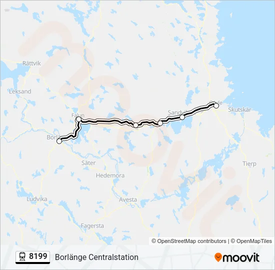 8199 Train Line Map