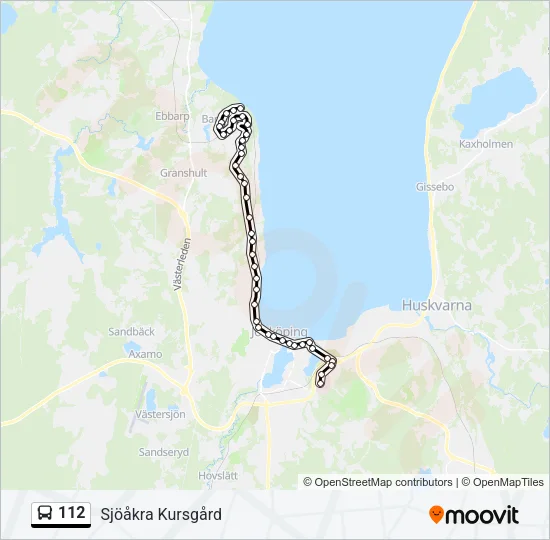112 Bus Line Map