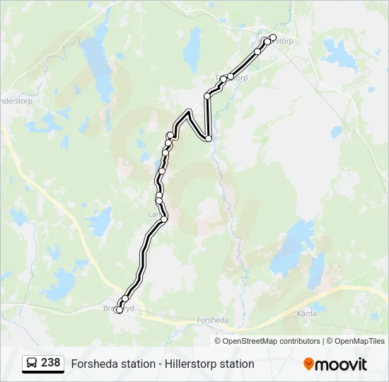 238 Bus Line Map