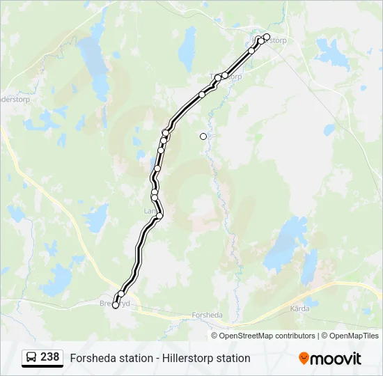 238 Bus Line Map