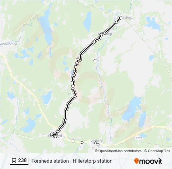 238 Bus Line Map
