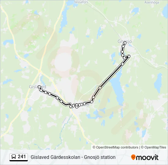 241 Bus Line Map