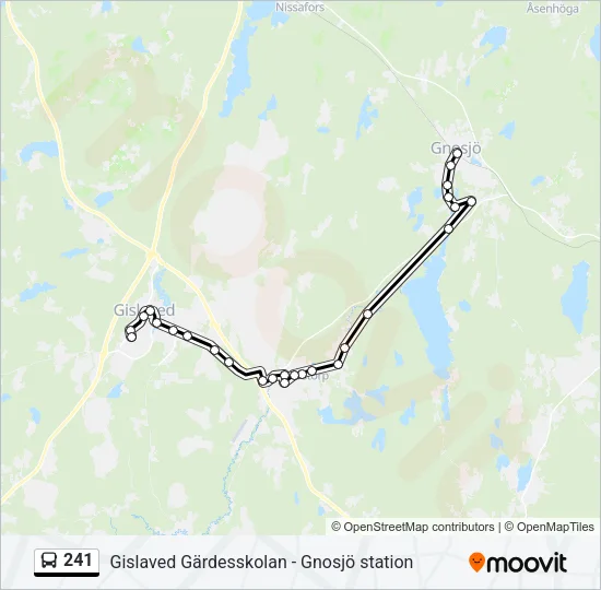 241 Bus Line Map