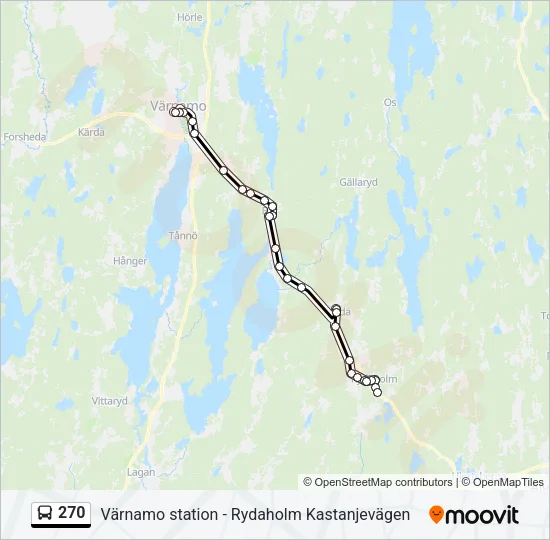 270 Bus Line Map