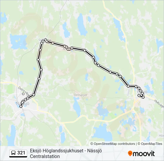 321 Bus Line Map