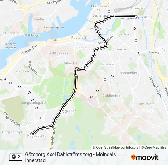 2 Light Rail Line Map