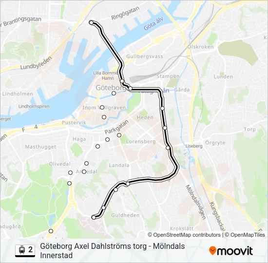 2 Light Rail Line Map