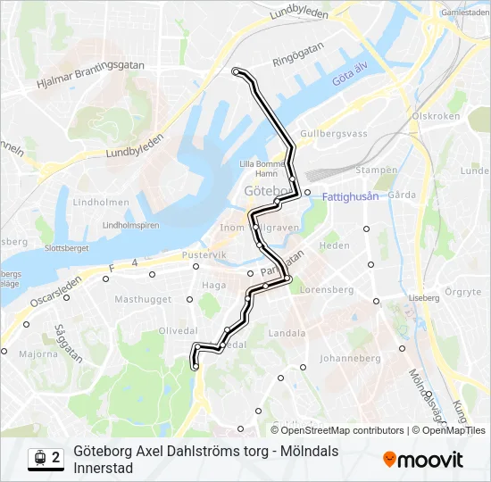 2 Light Rail Line Map