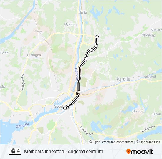 4 light rail Line Map