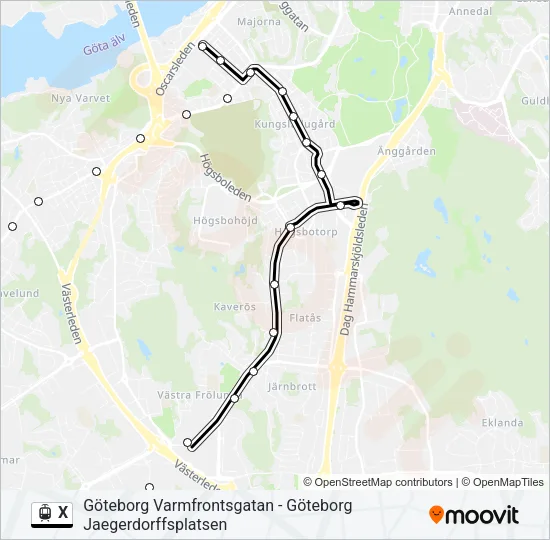 X  Line Map