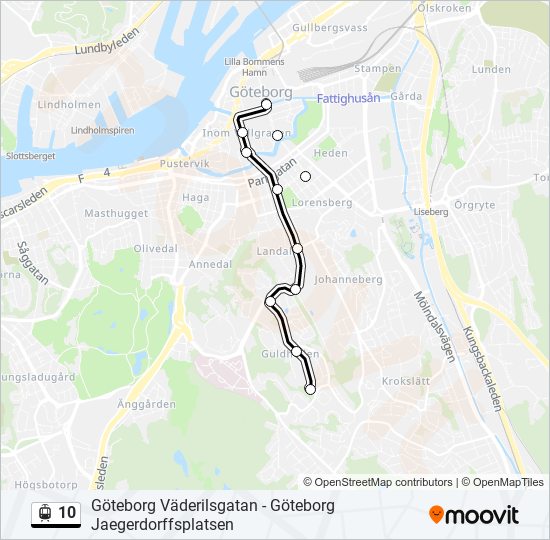 10 light rail Line Map