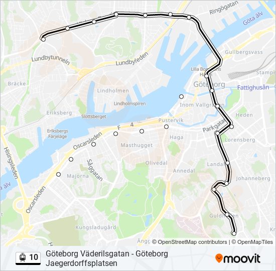 10 light rail Line Map