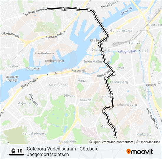 10 light rail Line Map