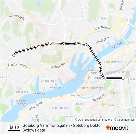10  Line Map