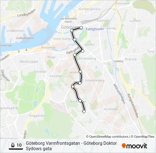 10  Line Map