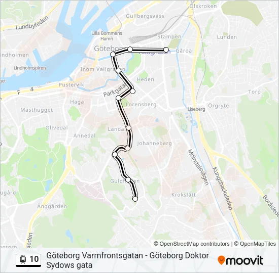 10  Line Map