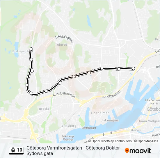 10  Line Map