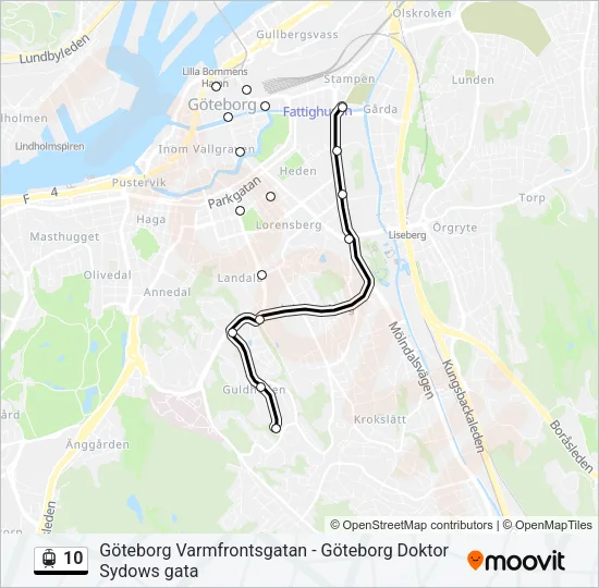 10  Line Map