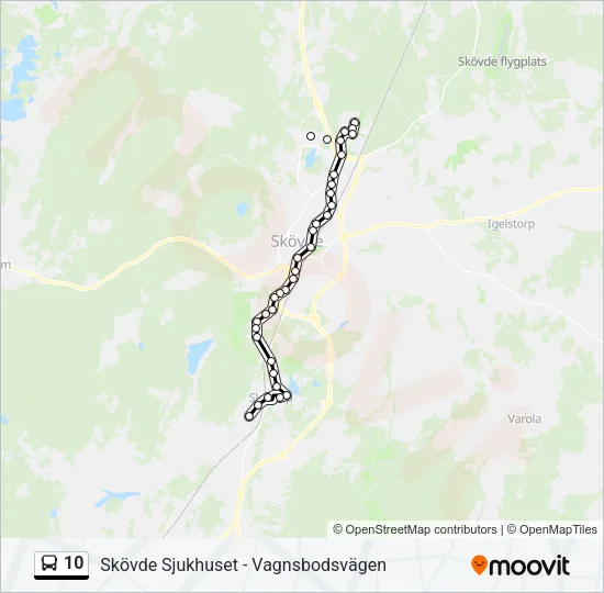 10  Line Map