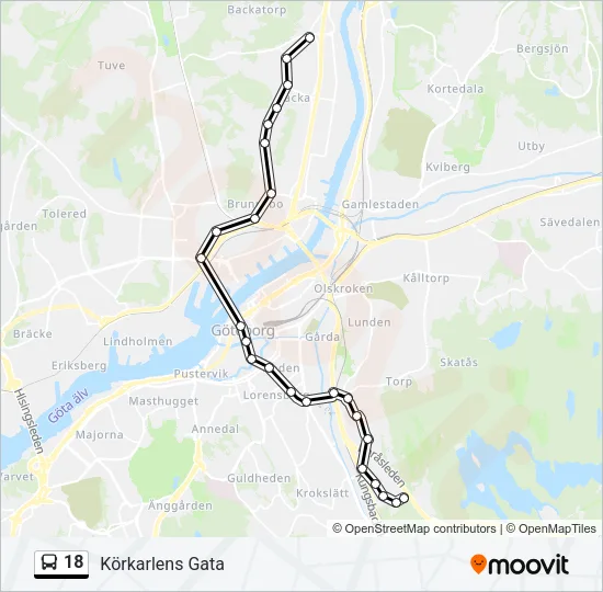 18  Line Map